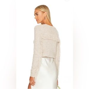 Revolve Cashmere Fringe Sweater